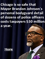 Mayor Johnson blames the federal government for violent crimes committed in Chicago, rather than the homegrown criminals who ignore some of the strongest gun safety laws in the country. Crime in Chicago, he claims, is caused by other states and President Trump's failure to stop firearm trafficking into Illinois. His calls to reduce reliance on the police, and opposition to lawfully owned firearms are blindingly at odds with a very sizeable armed police squad dedicated to his own personal security.